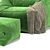 Cozy Comfort: Bean Bag Icon Milano 3D model small image 6