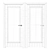 2015 Doors: Premium Dimensional Design 3D model small image 2