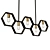 Elegant Darke Linear Chandelier 3D model small image 1