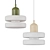 Double Puck Pendant | Hanging Lamp 3D model small image 1