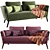 Elegant Gaudi Sofa: Ultimate Comfort & Style 3D model small image 1