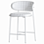 Sleek Metal Stool by Calligaris 3D model small image 6