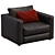 Stylish Finnala Armchair by Ikea 3D model small image 3