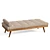 Alessa Midcentury Daybed 3D model small image 1