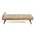 Alessa Midcentury Daybed 3D model small image 2