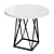 Modern Marble Pedestal Dining Table 3D model small image 5