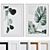 Modern Leaf Picture Frame Set 3D model small image 1