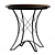 Industrial Iron Dining Table 3D model small image 4