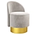 Modern Velvet Pastilles Armchair, Tacchini Italia 3D model small image 1