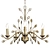 Rustic Gold Crystal Pendant Light 3D model small image 1