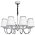 Traditional Cone Chandelier: Elegant Pendant Lighting 3D model small image 2