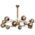 Globe Metal Chandelier: Modern Elegance 3D model small image 1