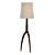 Modern Tripod Floor Lamp 3D model small image 2