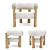Stylish Achille Armchair 3D model small image 3