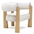 Stylish Achille Armchair 3D model small image 10