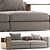 Flexform Harper Sofa: Sleek and Stylish Comfort 3D model small image 3