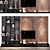 Modern TV Shelf 0500 - Stylish Wall Decor 3D model small image 1