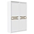 Elegant Verona Sliding Wardrobe 3D model small image 2