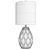 Elegant Gray Glass Table Lamp 3D model small image 2