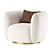 Roxy Swivel Chair: Sleek and Stylish Design 3D model small image 4