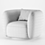 Roxy Swivel Chair: Sleek and Stylish Design 3D model small image 6