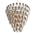 Smoked Glass Elegance: Benini S Chandelier 3D model small image 2