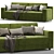 Flexform Romeo Compact 2-Seater Sofa 3D model small image 2