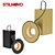 Elegant Minibox Wall Lamp 3D model small image 6