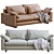 Modern Harmony Sofa by West Elm 3D model small image 4
