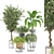 Indoor Greenery Set | Ferm Living Bau Pot Large 3D model small image 1