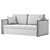 Caitlin Pull-Out Sofa: Comfort and Style at iModern 3D model small image 3