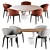 Elegant Potocco Velis Dining Table 3D model small image 1