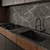 Sleek Black & Wood Kitchen Set 3D model small image 3