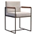 Sleek Chair Rider by Meridiani (2 Color Options) 3D model small image 2