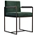 Sleek Chair Rider by Meridiani (2 Color Options) 3D model small image 3