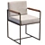 Sleek Chair Rider by Meridiani (2 Color Options) 3D model small image 5