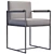 Sleek Chair Rider by Meridiani (2 Color Options) 3D model small image 7