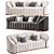 Elegant Pierre Sofa: Stylish and Spacious 3D model small image 1