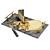 Gourmet Cheese Delight Set 3D model small image 2