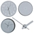 Unique Modern Wall Clocks: Tunnis, Pluttis & Pipskaft 3D model small image 2