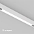 Lamp MAG-FLAT-45-L605-18W: Quality Lighting for Magnetic Track Systems (45mm Width) 3D model small image 1