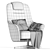 Elevate Active Lounge Chair 3D model small image 4