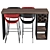 Elevate your space with the Avantgarde Bar Set 3D model small image 2