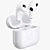 Wireless Freedom: Apple AirPods 3 3D model small image 3