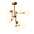 Eichholtz Antique Brass Chandelier 3D model small image 1