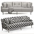 Luxury Brompton Sofa: Crafted Comfort 3D model small image 4