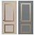 Sleek V-Ray Door 165 3D model small image 1