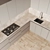 Sleek Kitchen Set with Gas Hob, Oven, Coffee Machine, Sink & Hood 3D model small image 3
