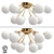 Freya Alexis Ceiling Chandelier - Elegant Lighting Solution 3D model small image 1