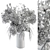 Elegant White Floral Arrangement 3D model small image 4